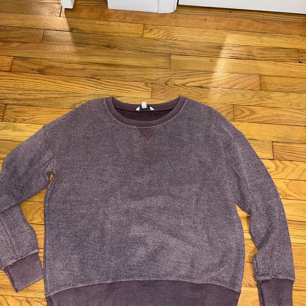 American Eagle Outfitters Purple Crew Neck Sweater